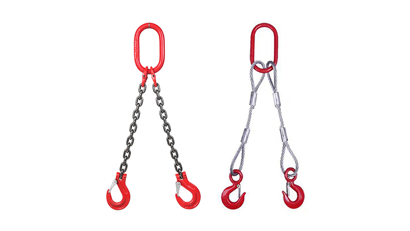 Porównanie zalet zawiesi łańcuchowych i linowych