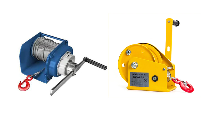 Jakie są zalety funkcji samoblokowania ręcznej wciągarki korbowej?