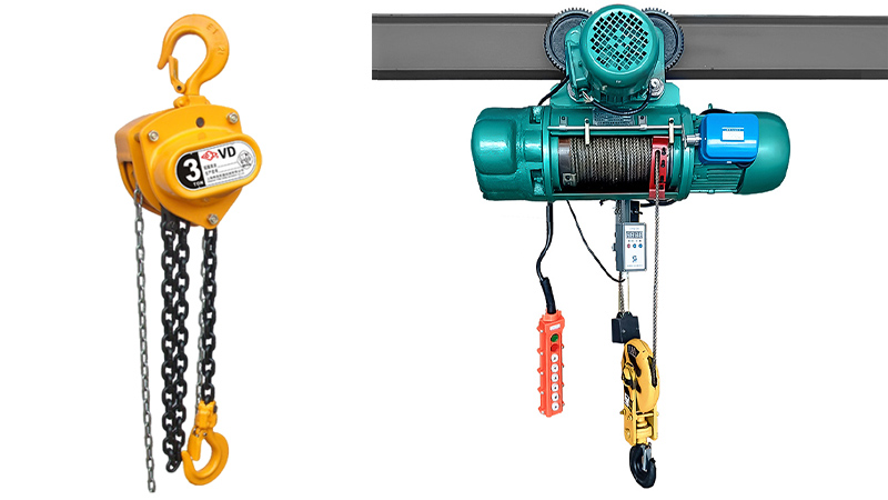 Jak wybrać pomiędzy wciągnikiem ręcznym a wciągnikiem elektrycznym?