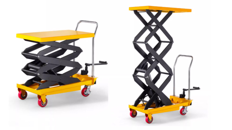 Studium przypadku zastosowania hydraulicznego stołu podnośnego o udźwigu 1000 kg w warsztacie produkcyjnym