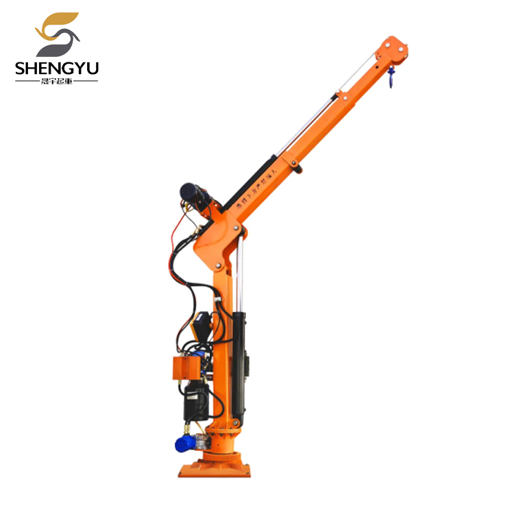 Elektryczny żuraw hydrauliczny montowany na pojeździe